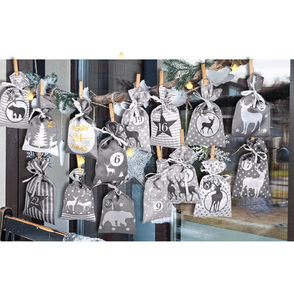 Adventskalender zum Befüllen Groß mit 24