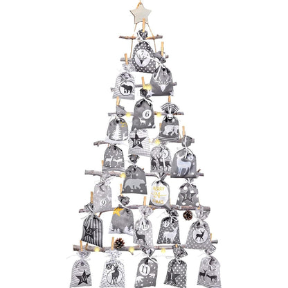 Adventskalender zum Befüllen Groß mit 24