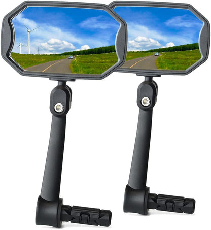 Fahrradspiegel BriskMore Bar End HD Konvexe Glaslinse sicherer