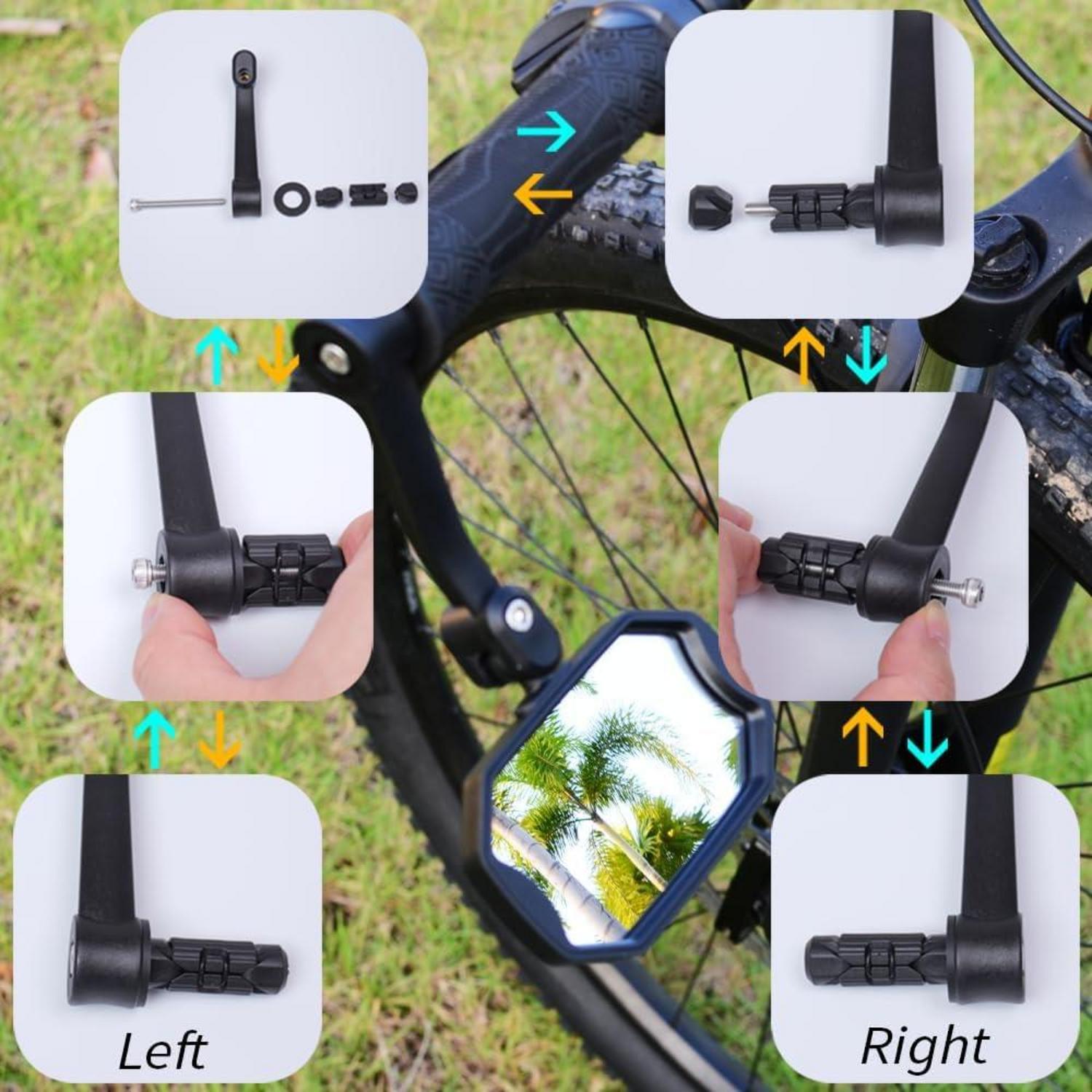 Fahrradspiegel Bar End Mountainbikes E-Bike Lenker Konvexe HD