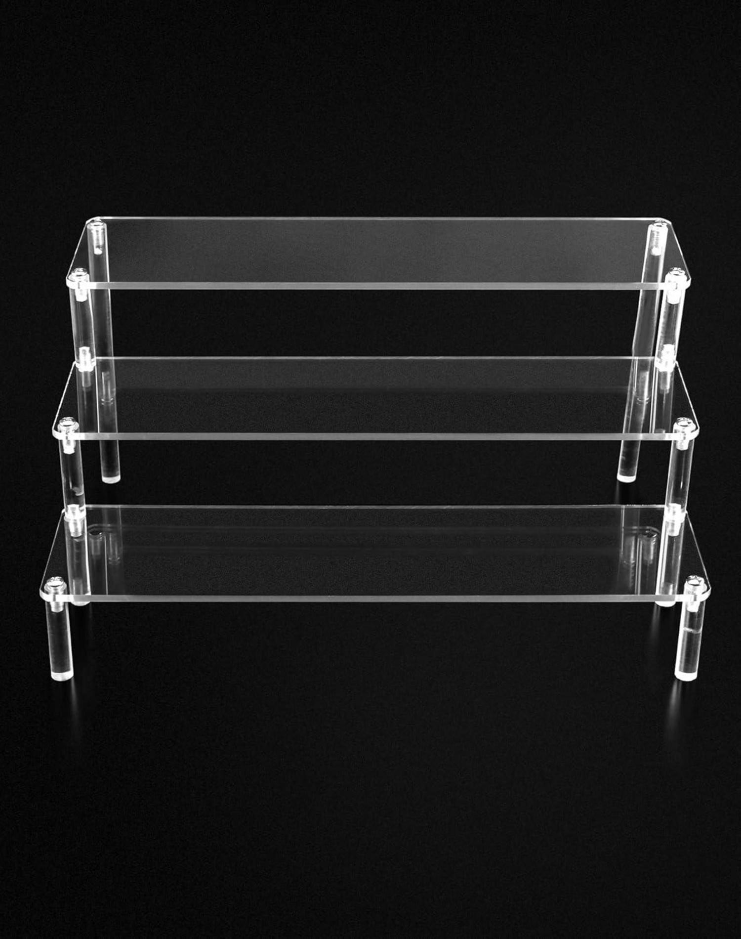 Acryl Display Ständer Transparent 3-Stufig Figuren Schmuck Cupcake
