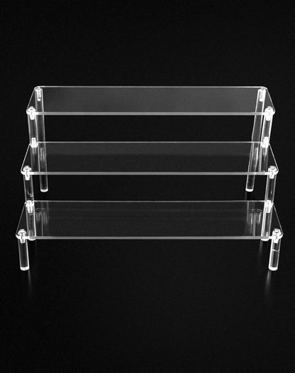 Acryl Display Ständer Transparent 3-Stufig Figuren Schmuck Cupcake