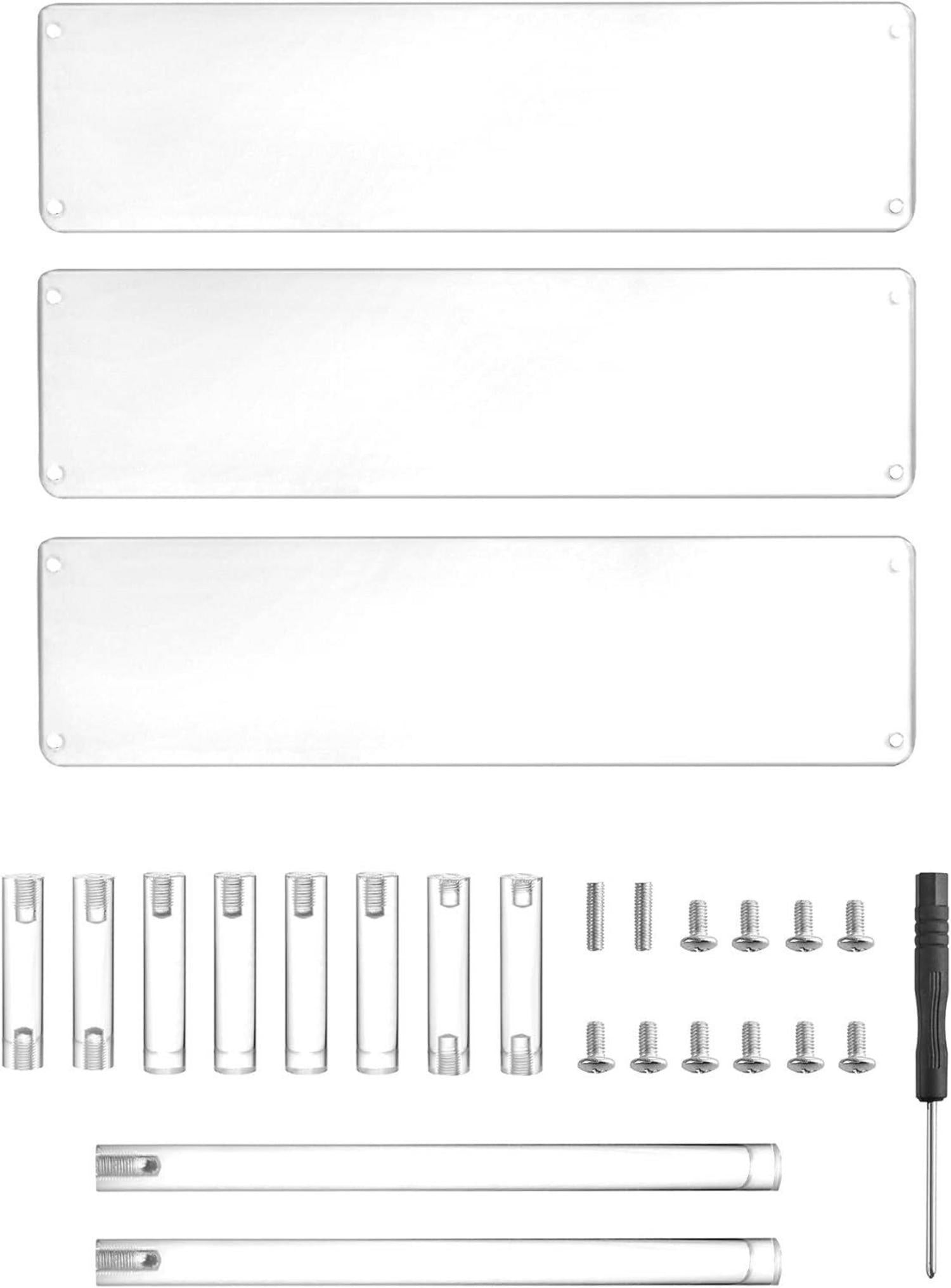 3-Stufiger Transparenter Acryl Display Ständer für Figuren Schmuck Cupcake