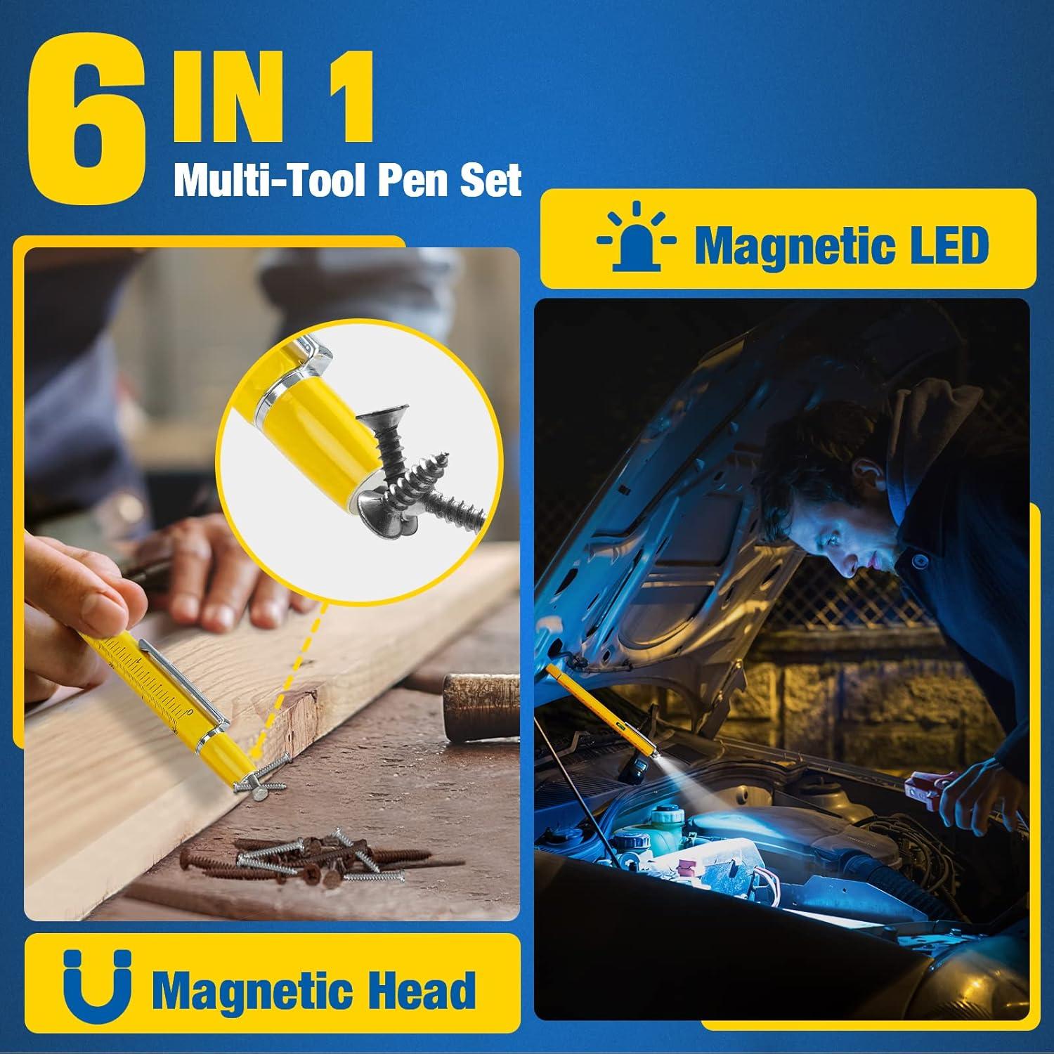 Multifunktions Kugelschreiber mit LED Taschenlampe und Wasserwaage