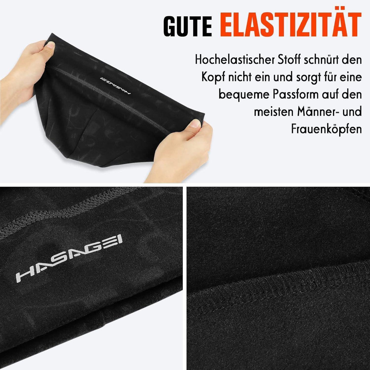 Laufmütze Herren Damen – Thermo Wintermütze mit Prägung