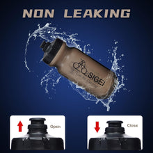 Fahrrad-Trinkflasche BPA-frei Auslaufsicher 610ml Schwarz