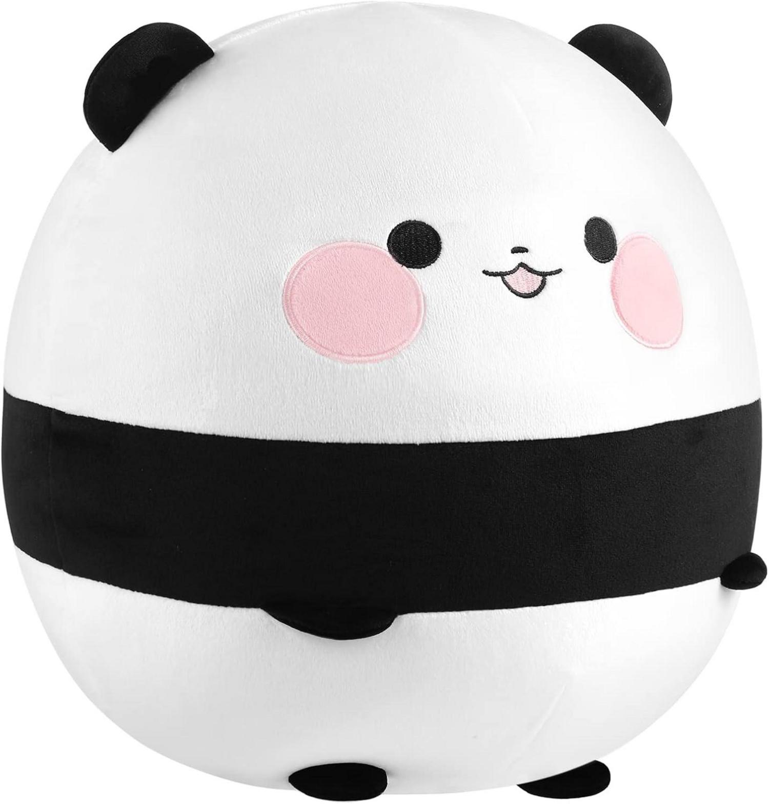 Plüschkissen Panda 30cm süßes Stofftier Kuscheltier Erwachsene Kinder