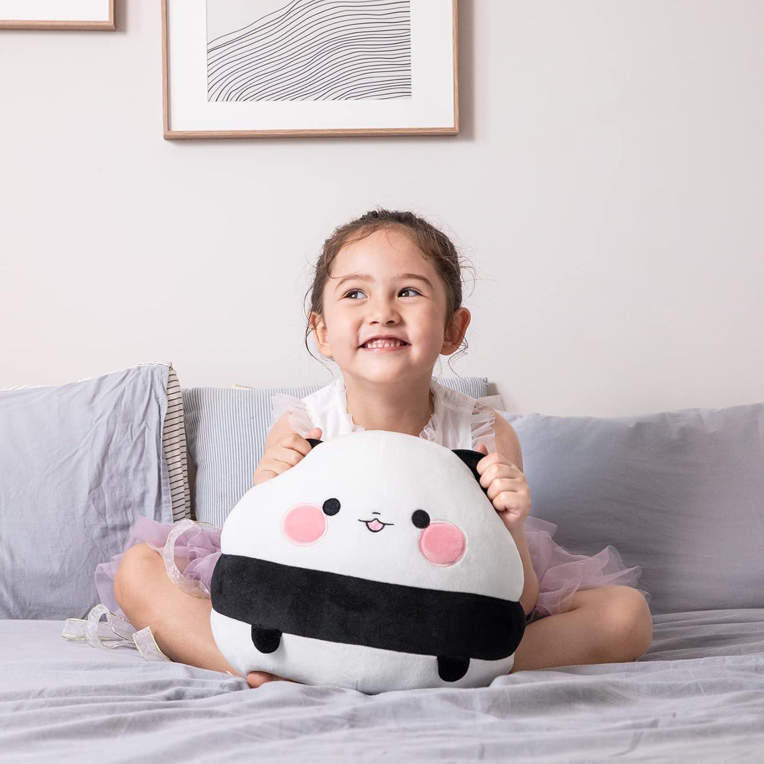 GAGAKU Panda Plüschkissen 30cm - Weiches Panda Stofftier für Kinder & Erwachsene