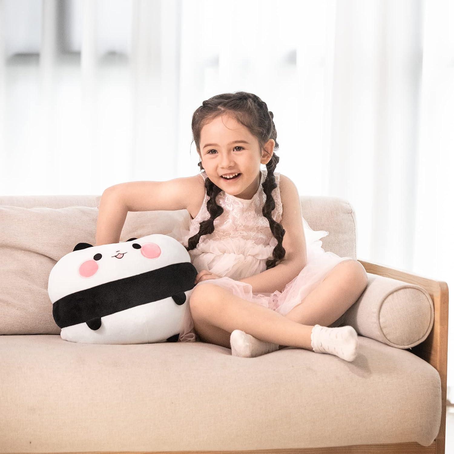 Panda Plüschkissen 30cm Kuscheltier für Kinder und Erwachsene