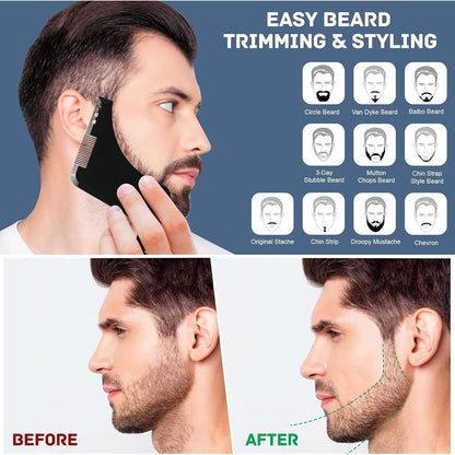 Bartpflege Set 11-teilig Geburtstagsgeschenk für Männer