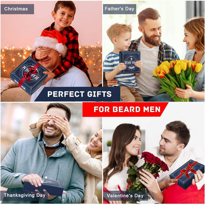 Bartpflege Set 11-teilig Geburtstagsgeschenk für Männer