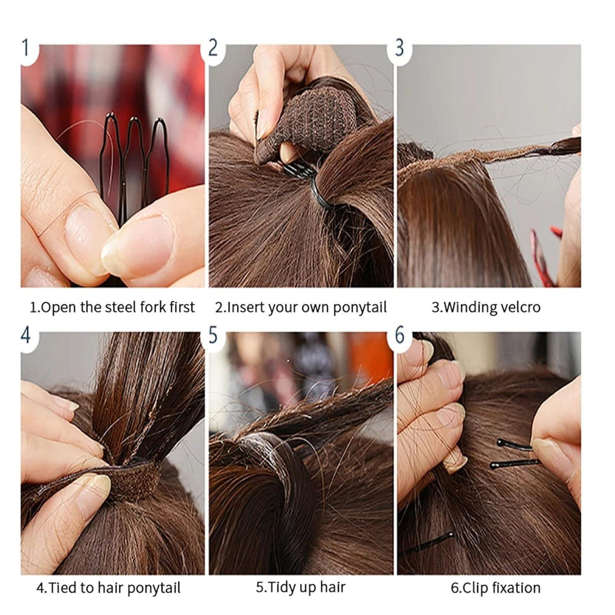 Lockiger Pferdeschwanz Clip-in Extension – Gebleichtes Blond & Sandy Blonde