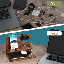 Holz Organizer Männer Weihnachtsgeschenk, Phone