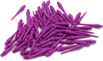 2BA Soft Dartpfeil Spitzen 100 Stück Violett Flexibel