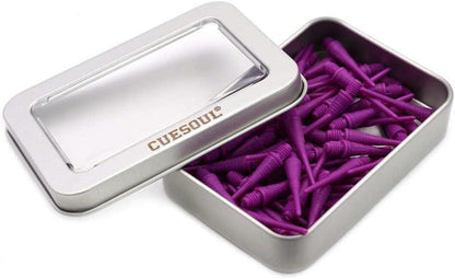 Soft Dartpfeil Spitzen 2BA Violett 100 Stück - Hochwertig und langlebig