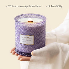 Duftkerze Lavendel aus Provence Holzdocht große Kerze 550g