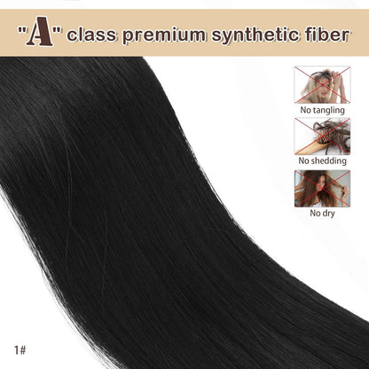 BARSDAR Pferdeschwanz Extensions 35 cm Frauen