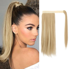 35 cm Hochwertige Synthetikfaser Pferdeschwanz Extensions Knotenfrei