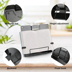 Leseständer Metall Kochbuchhalter Bücherständer Book Stand Kinder Bücherregal