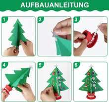 Gallop Chic Weihnachtsbaum Bastelset für Kinder, 6 Stück