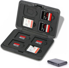 Speicherkarten Tasche 8 SD 8 TF Karten Wasserdicht Schwarz