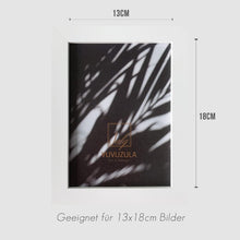 VUVUZULA Bilderrahmen Set Weiß Holz Fotorahmen 13x18cm 3er