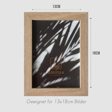 Holz Bilderrahmen 13x18cm 3er Set Natur Acrylglas Fotorahmen