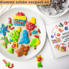 11-teiliges Weihnachts-Ausstechformen-Set aus Edelstahl