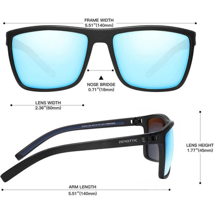 Polarisierte Sonnenbrille Herren TR90 Rahmen UV400 Schutz