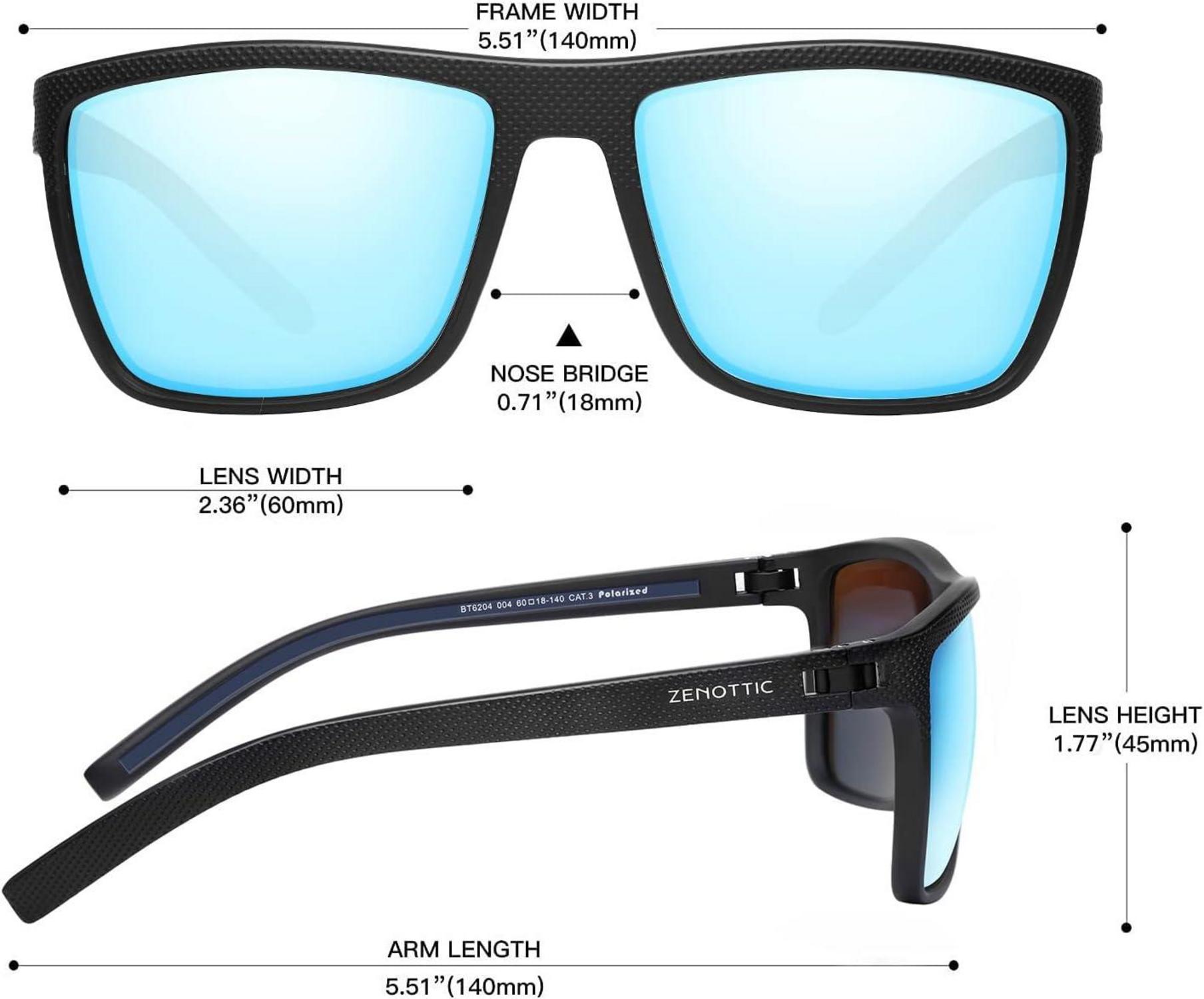 Polarisierte Sonnenbrille Herren TR90 Rahmen UV400 Schutz