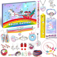 Adventskalender Einhorn Mädchen 24 tolle Überraschungen Schmuck