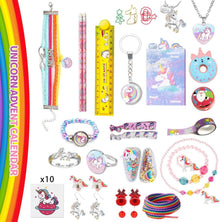 Adventskalender Einhorn Mädchen 2024 Schmuck Schreibwaren
