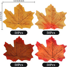 Künstliche Ahornblätter Herbstlaub Halloween Deko 200 Stück