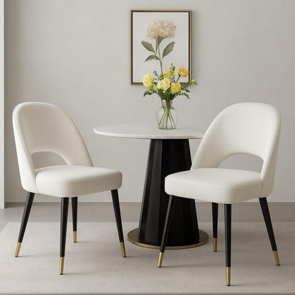 Samt Esszimmerstühle 2er Set – Modern & Komfortabel