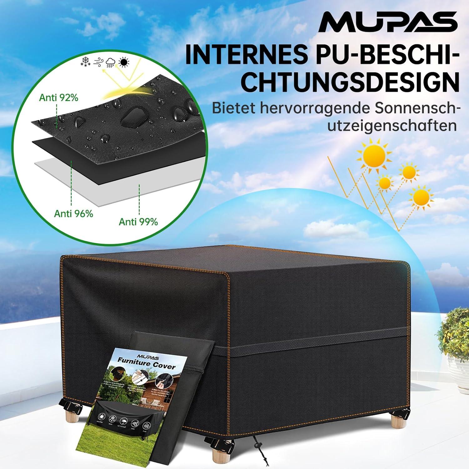 Schutzhülle Gartenmöbel 420D Oxford wasserdicht 180x120x74cm