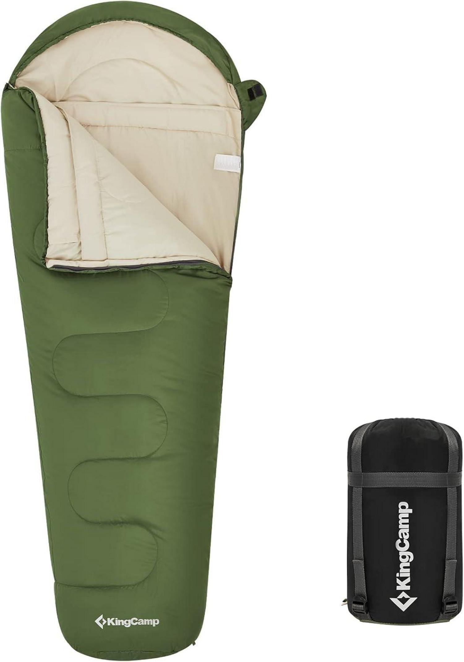 Mumienschlafsack für Camping Hiking Trekking, 3-4 Jahreszeiten