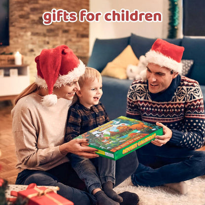 Dinosaurier Adventskalender 2024 für Kinder Jungen Mädchen 24 Tage