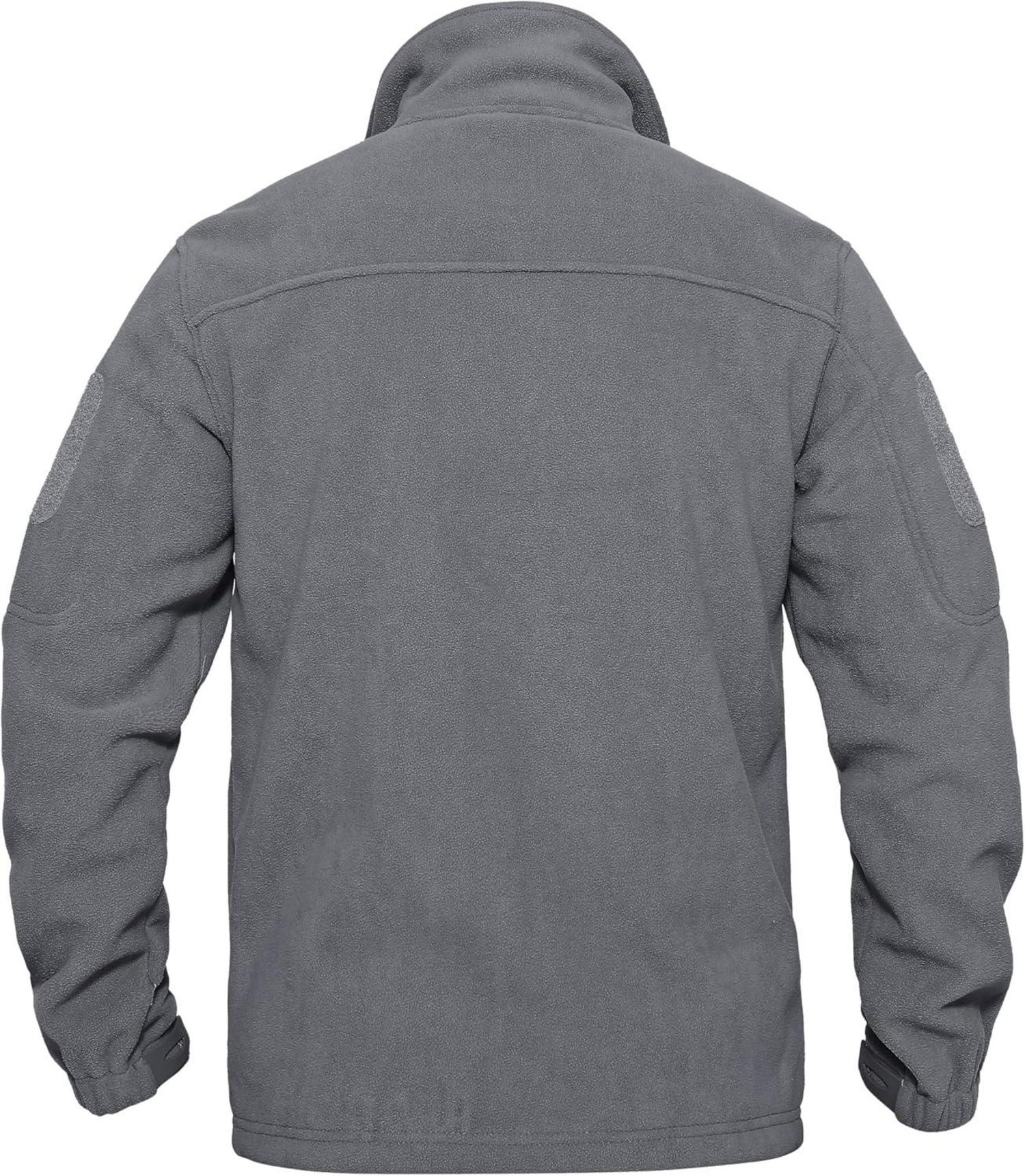 Herren Outdoor Fleecejacke Winddicht mit 7 Taschen