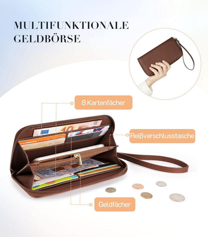 Missnine Damen Handtasche Laptoptasche 15,6 Zoll Schultertasche Business Set
