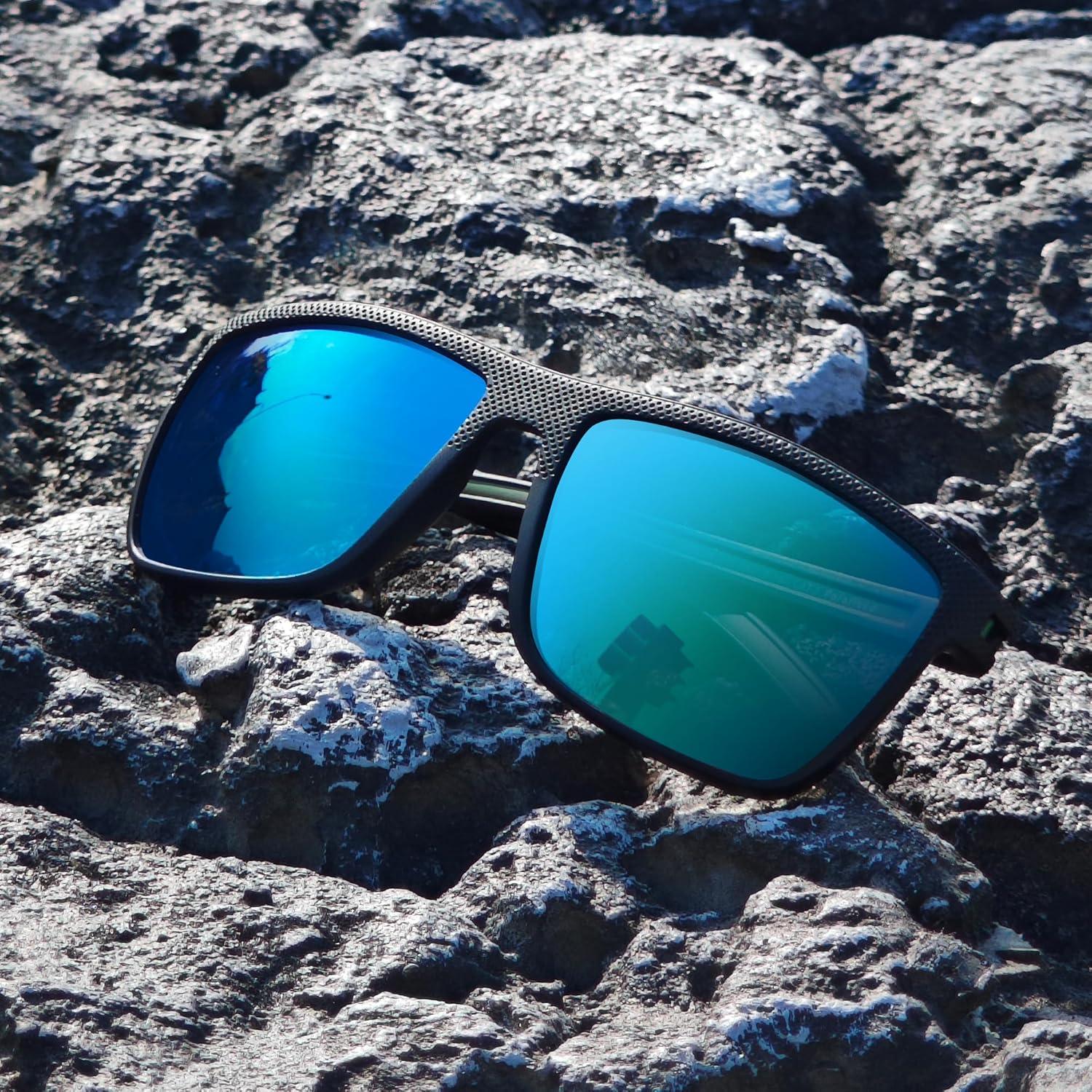 Polarisierte Herren Sonnenbrille mit TR90 Rahmen UV400 Schutz