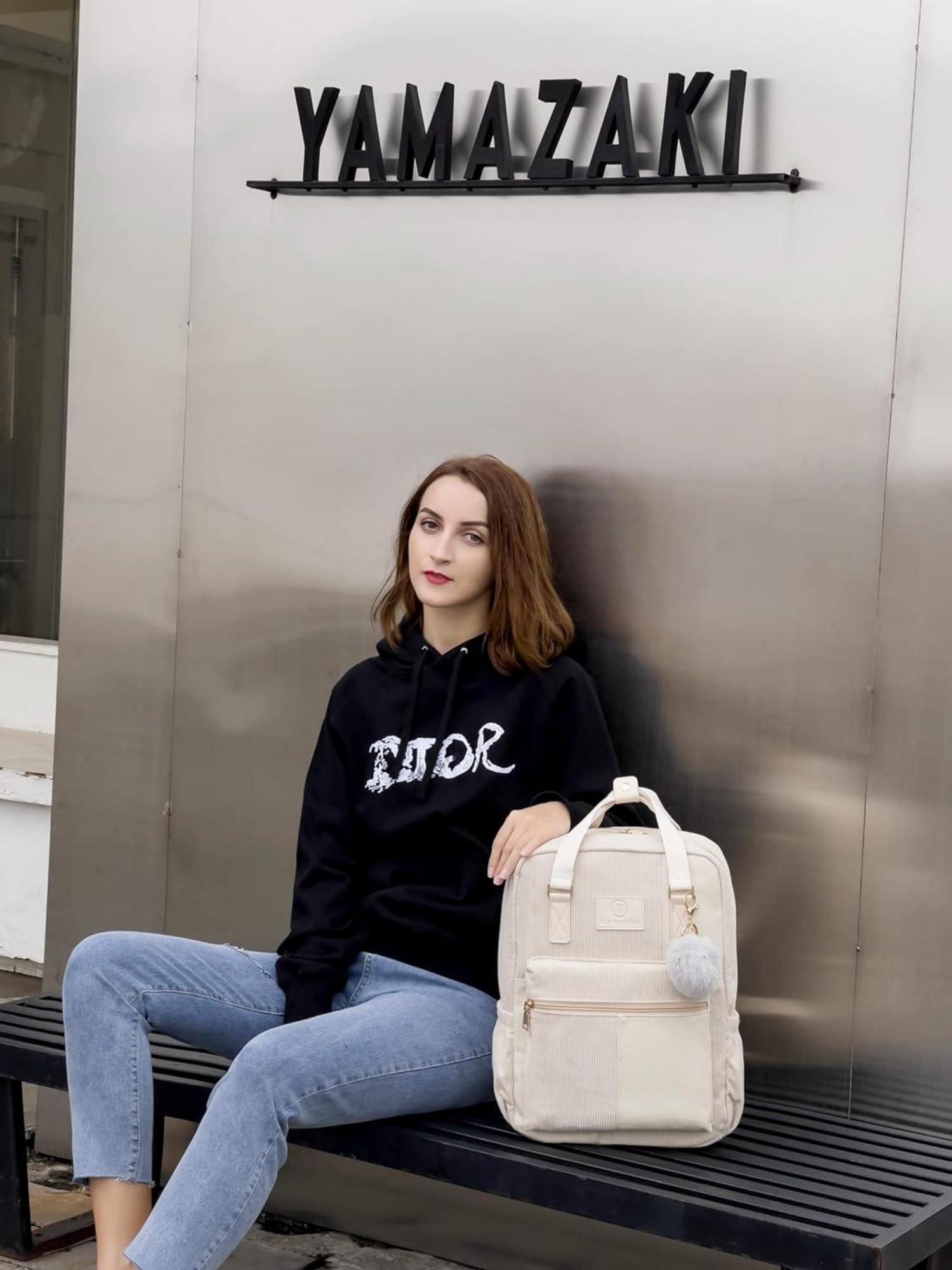 Rucksack Cord Daypack Anti-Theft Tasche Casual Schultasche