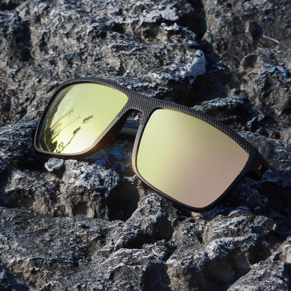 Polarisierte Herren TR90 Sonnenbrille mit UV400 Schutz & verspiegelter