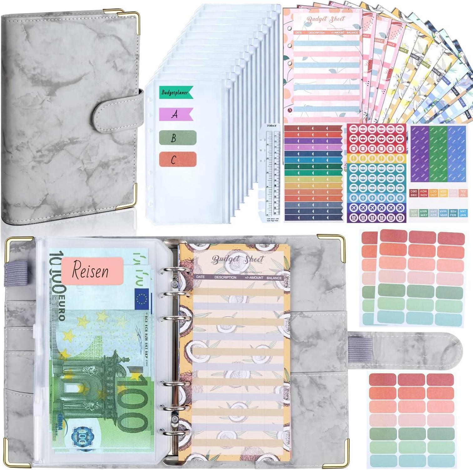 Budget Planner A6 Sparheft Geldsparmappe Geld Organizer