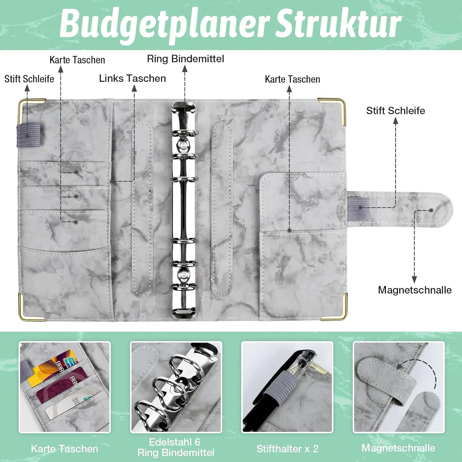 Budget Planner A6 Sparheft Geldsparmappe Geld Organizer
