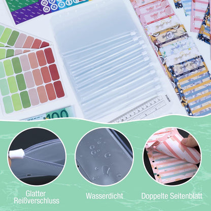 Budget Planner A6 Geld Sparbuch Geld Sparmappe