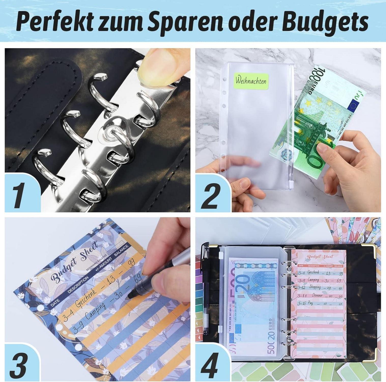 Budget Planner A6 Budget Binder Geld Sparbuch Organizer Finanzplaner