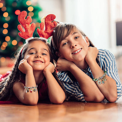 Adventskalender für Mädchen Teenager Kinder Weihnachtsschmuck Charms