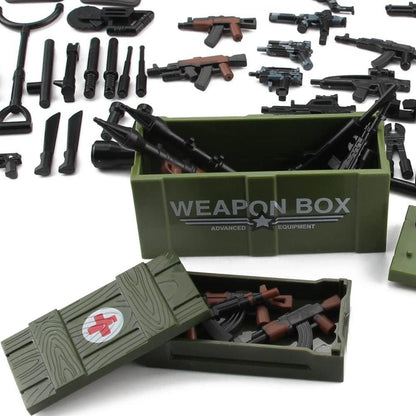 Militär Waffen Set Spielzeug Paket SWAT Polizei Armee Bausteine
