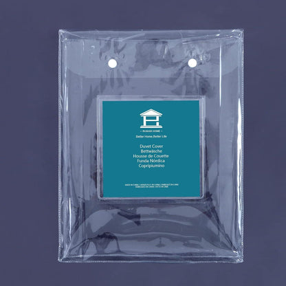 Bettwäsche 155x220 lila Mikrofaser Set - Weich, Bügelfrei, Reißverschluss