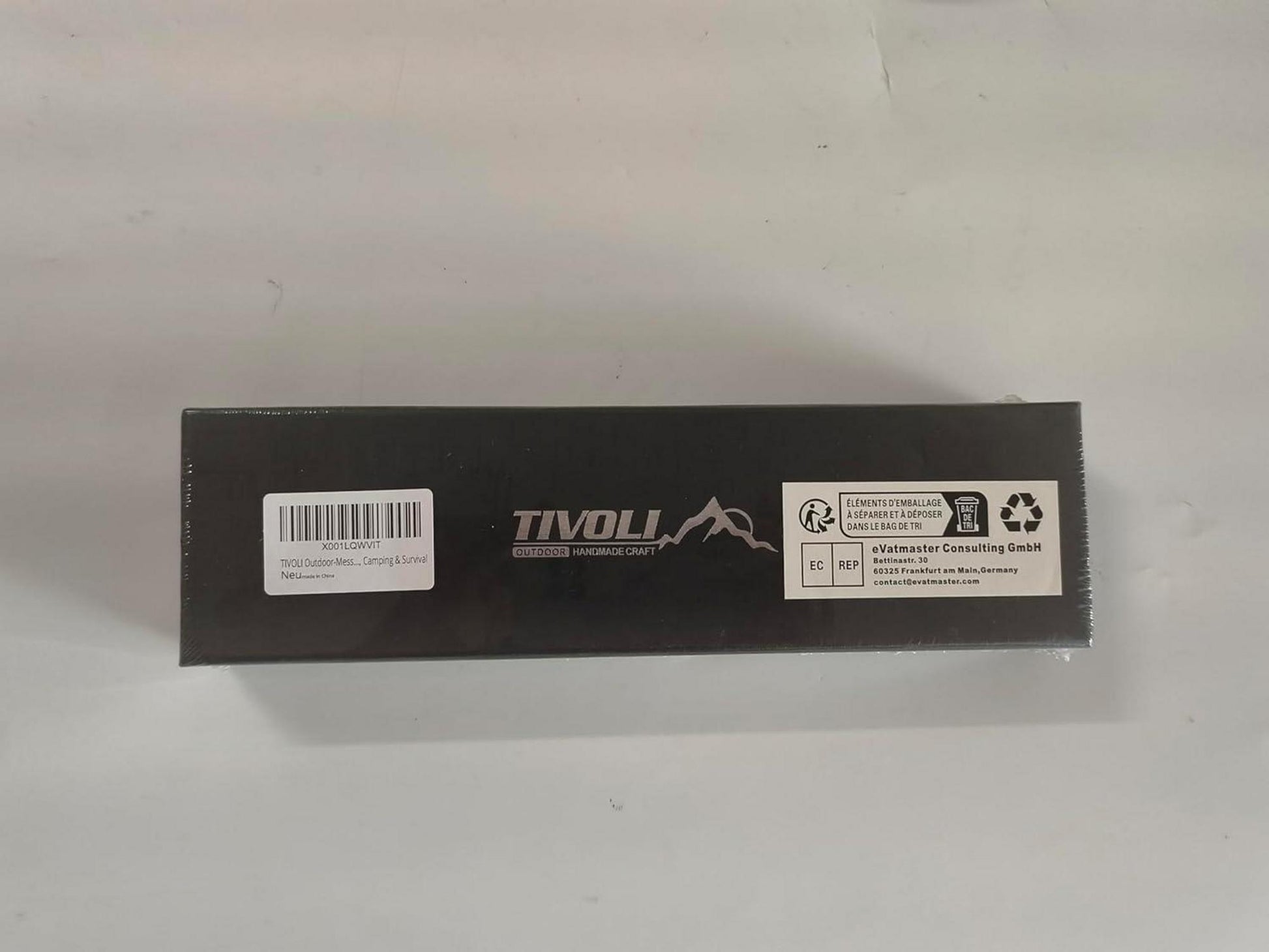 TIVOLI Survival Messer Outdoor Jagdmesser D2 Stahl 22,5cm Bushcraft Männern